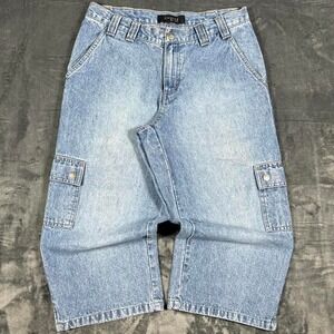 Y2K Lee Riveted Women's Blue‎ Washed Jeans - size 6M women's
